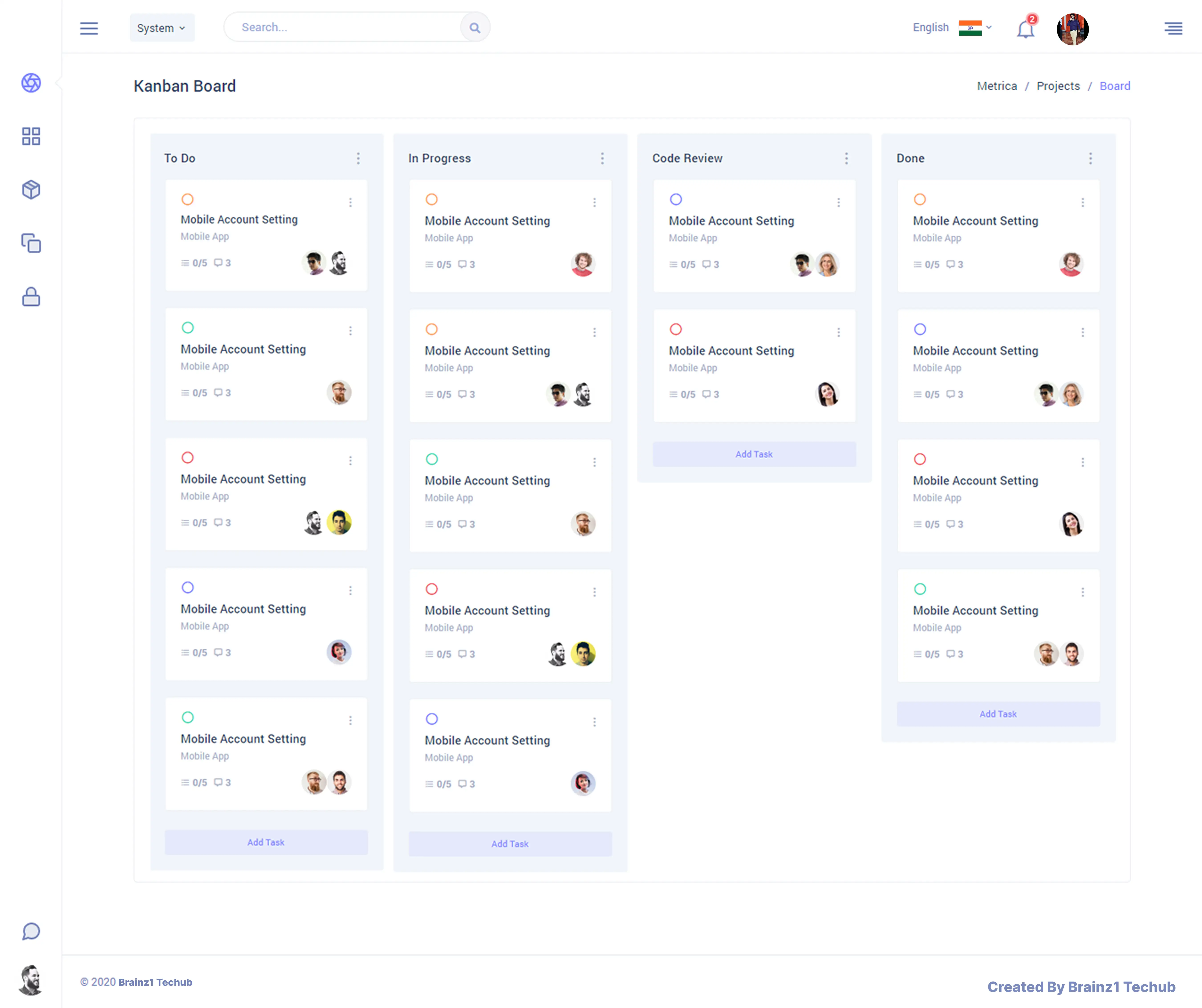 Stay organized and ensure your team meets deadlines by monitoring progress across every stage of your workflow. Management dashboard